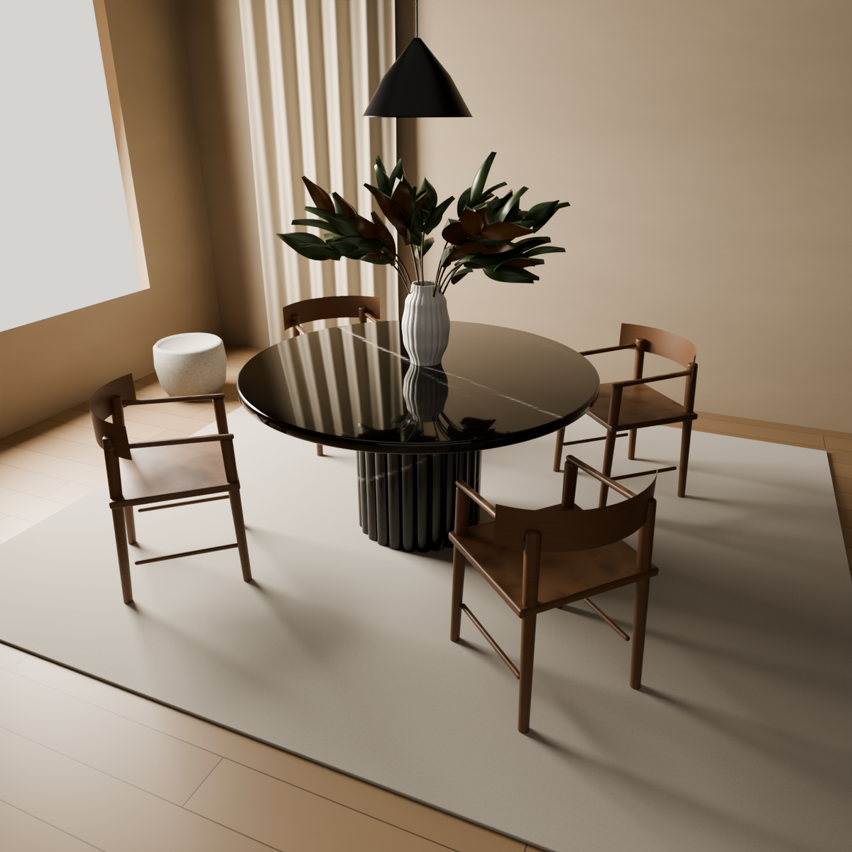 Rotonda Pedestal Dining Table