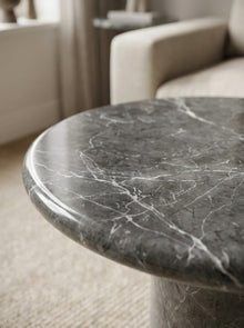 The Marble Pedestal Table