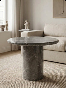 The Marble Pedestal Table