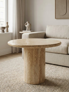 The Marble Pedestal Table