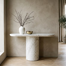 Orbit Stone Accent Table