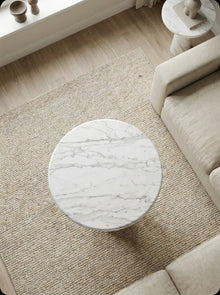 The Marble Pedestal Table