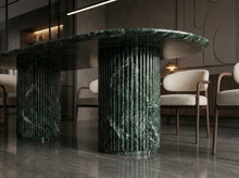 Verde Alpi Marble Dining Table