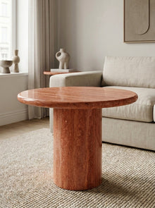 The Marble Pedestal Table